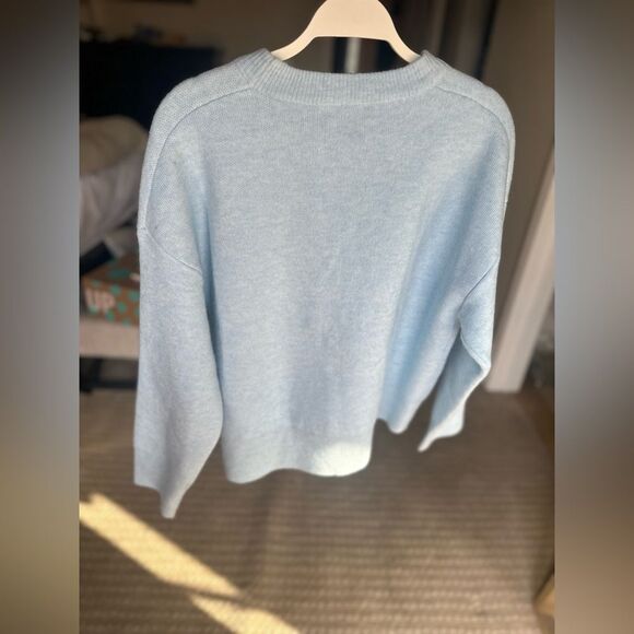 Michael Stars - PERFECT SPRING SWEATER in size Small, Lt Blue NWOT - Picture 5 of 9